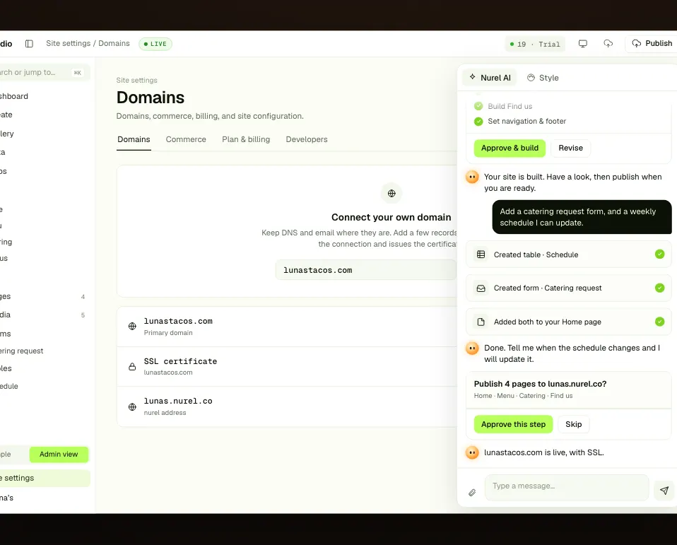 lunastacos.com connected with SSL.